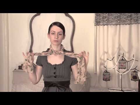 Bow Tie Scarf Instructions : Scarves