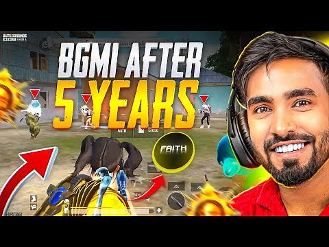 ☠️ BGMI GAMEPLAY AFTER 5 YEARS TECHNO GAMERz | I PLAY AS TECHNO GAMERz BEST 1V4 CLUTCHES