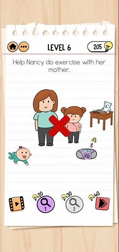 Brain Test 2 The McBrain Family Level 6 || Walkthrough