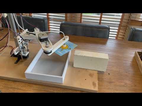 Simple Scara Robotic arm 3d-printed