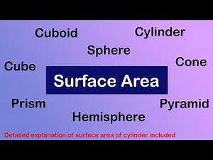 Surface area of 3D shapes | Surface area vs Volume | IGCSE Maths 0580