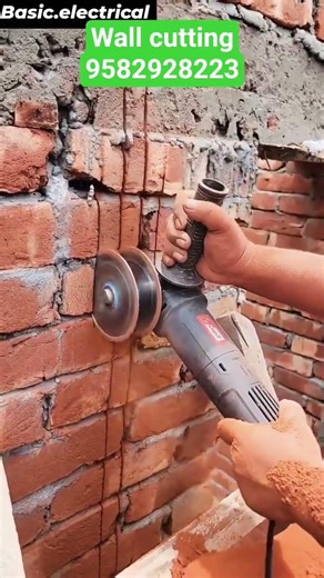 KD electrical. wall cutting cutter. Deewar per jhirri aise Kate. grinder se jhirri kate #shorts