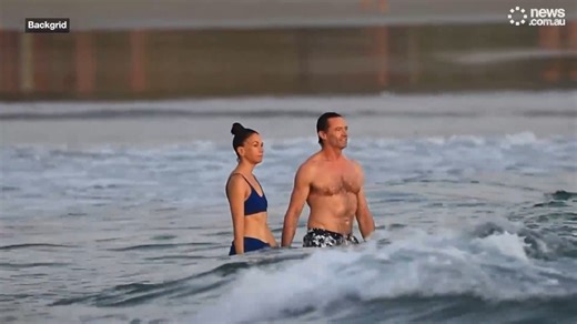 Hugh Jackman and Sutton Foster hit the beach during romantic getaway in Costa Rica