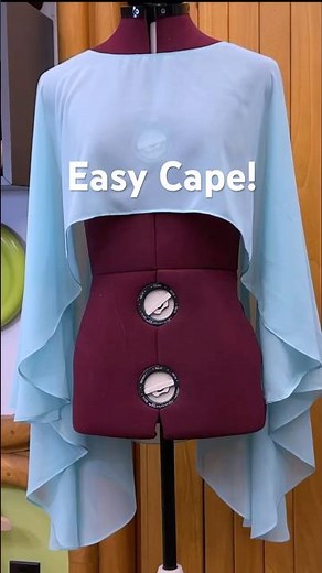 Easy-Peasy Cape! #sewing #diy #easysewing #craft