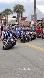 Daytona Beach Motorcycle cops at Bike Week! #BikeWeek #daytonabikeweek #biketoberfest #harley #harleydavidson #bikerally #motorcycle #DaytonaPD | JDWorldwide
