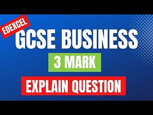 How To Answer 3 Mark EDEXCEL GCSE Business Questions✅ GCSE Business Revision - Exam Techniques
