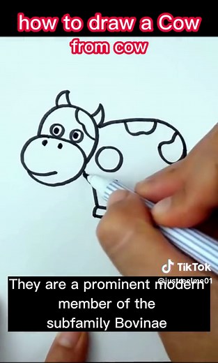 How to Draw a Cow Tutorial
