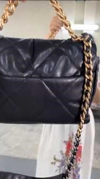 Chanel 19 Flap Bag: Black Quilted Leather & CC Chain Link – Luxe Style Review
