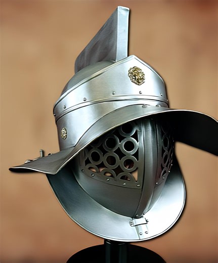 Personalized Wearable Roman Gladiator Helmet: Medieval Armor Replica, Cosplay LARP - Etsy