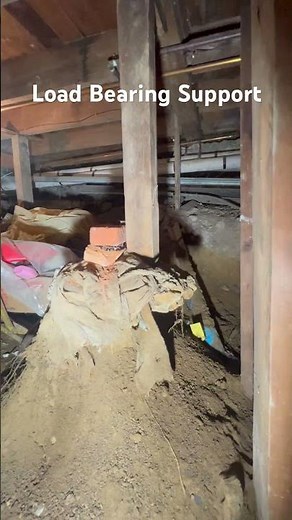 Structural Support Beam In A Basement #building #home #remodel #diy #structure #beam #wood #work