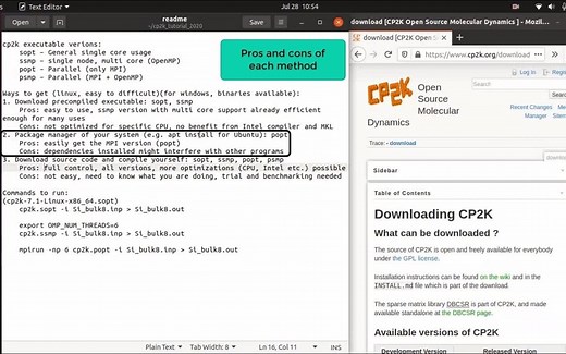 CP2K 安装教程 - 1.0 CP2K installation, introduction (summary of different met