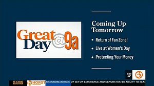 It's almost 3 p.m. Here's what we've got this afternoon on Great Day Connecticut. | WFSB - Channel 3 Eyewitness News | Facebook