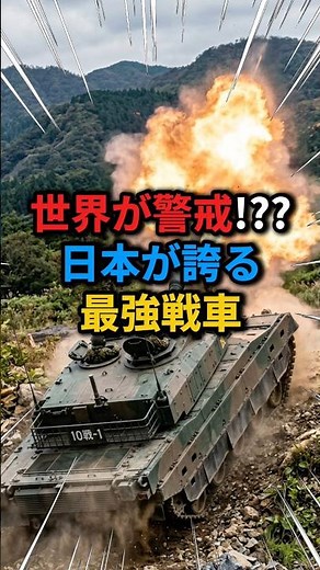 【陸上自衛隊】世界が警戒する日本の「10式戦車」がヤバすぎる #自衛隊 #陸上自衛隊 #10式戦車