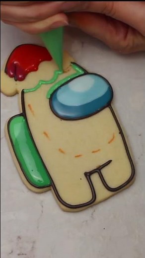 Among Us Cookie Decorating Ideas - Satisfying Cookie Decorating with Royal Icing