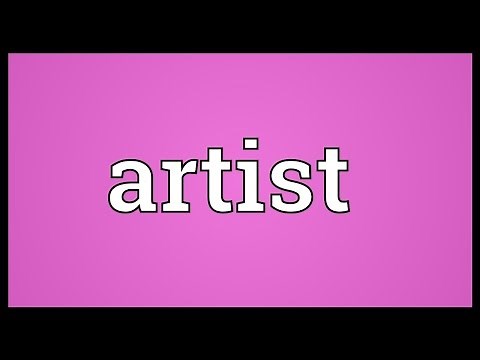 Artist Meaning