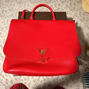Louis Vuitton Vibrant Red Satchel