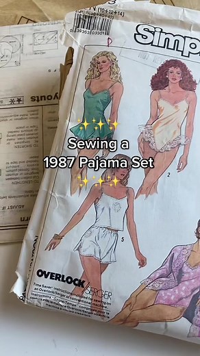 Used Simplicity Pattern 8393. Finally using some of my old fabric in my storage✨💛 ##sewing##vintagesewing##vintageclothes##sewingtiktok##sewingproject
