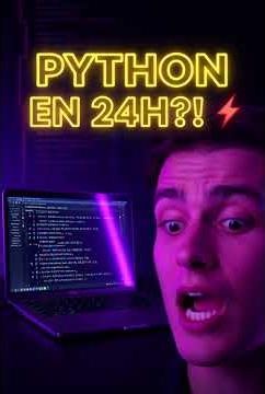 J'AI APPRIS LE PYTHON EN 24H 🔥 #shorts