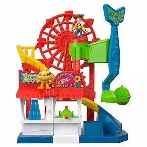 Imaginext Disney Pixar Toy Story Carnival Playset with Woody & Ducky