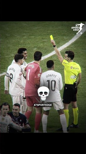 Crazy Ref vs Real Madrid 😳💀 #realmadrid