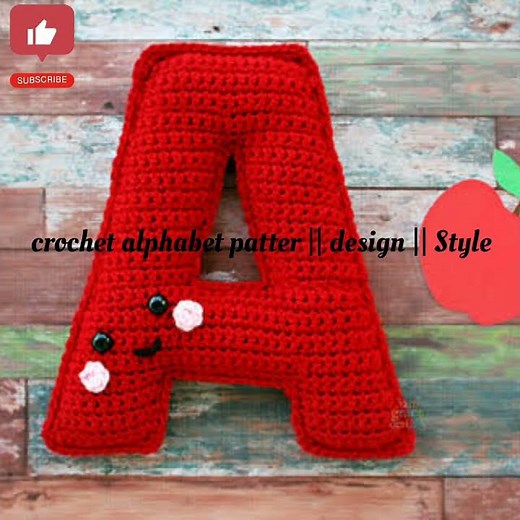 crochet alphabet letters pattern || design || Style