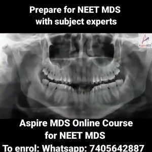 Online Course for NEET MDS 2024/ INI CET MDS 2023 Online programme...