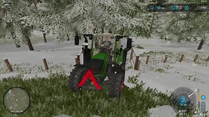 Hi Heute hollen wir das Holz aus dem Wald im tiefsten Winter. #Ls22 #Fs22 #Wald #Winter #Fendt #Thejaxonfarmer #steilisgeil☝️�� #voigasss��