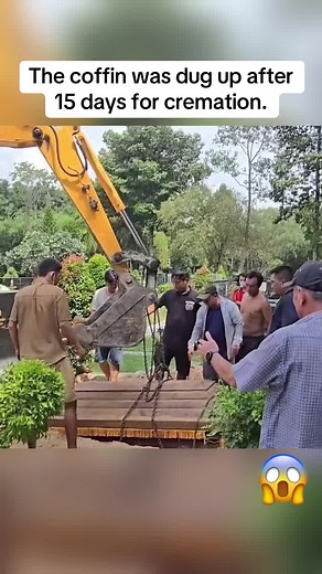 Coffin Exhumed After 15 Days for Cremation Process
