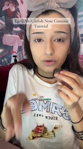 Egirl/Alt Catfish Nose Contour Tutorial