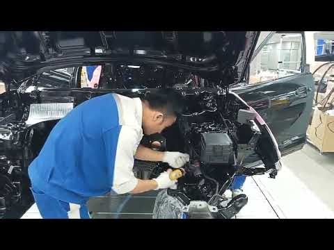 Engine Compartment Wiring Harness Assembly Process | Inside Auto Factory