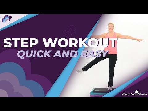 Step Aerobics | Quick Cardio Workout Video Anyone Can Do | Learn to Step At Home | Beginner Fitness