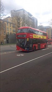 London Bus Route 55 At Walthamstow Central Bus Station