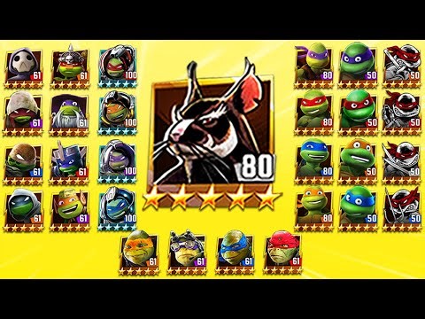 TMNT Legends Splinter VS All Ninja Turtles Epic Battles
