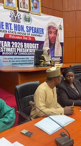 Ready to present the 2026 appropriation budget at the state house of assembly Governor Umaru Bago at the state house of assembly | Abdullberqy Usman Ebbo