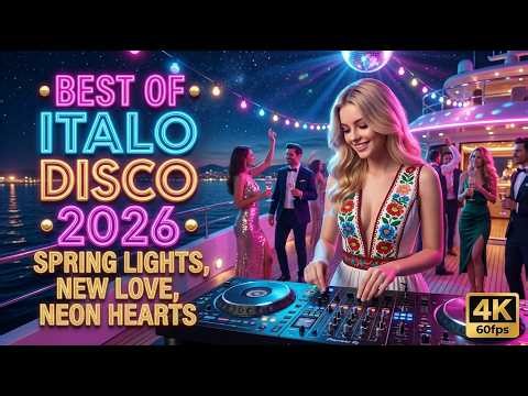 Best Of Italo Disco 2026 • Spring Lights, New Love, Neon Hearts | Romantic Disco Revival Party Mix4K