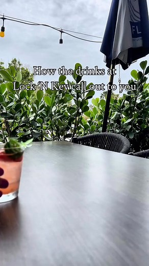 You don’t choose the drink… the drink chooses you. 🍸👀And at Lock N Key, they’re calling your name loud and clear.What’s your go-to order?#LockNKeyVibes #DrinkCalling #EnglewoodEats #FloridaSips | Lock 'N Key Restaurant