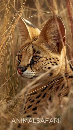 The Most Athletic Cat You’ve Never Seen: Meet the Serval #Serval #WildCats #ServalCat #BigCats