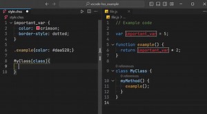 4.8K views · 21 reactions | Customizing your syntax highlighting using pure CSS. It allows you to use CSS to target specific variables. functions. classes or any token by name and style them however you want. -/marketplace.visualstudio.com/items?itemName=thertzlor.vscode-chss | Md Ismail Sojal | Facebook