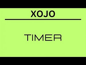Xojo - The Timer
