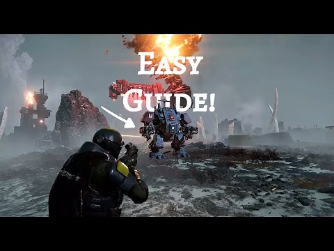 HELLDIVERS 2 - How to easily take out Automaton Hulk [SOLO GUIDE]