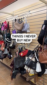 Things I never buy new. Would you buy these secondhand? #thriftstore #thrifting #ecofriendly #sustainableliving #sustainability #frugal #budgetfriendly | Zerowastestore.com