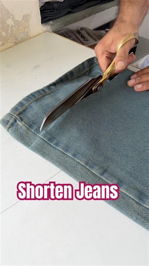 Alteration tips and tricks 1354 #sewing #shorts #jeansalteration