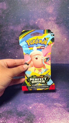 Pokémon TCG MEGA EVOLUTION Perfect Order Clefable Pack Unboxing!