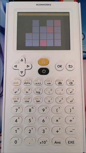 binary clock stopwatch #Python #numworks #animation #fun