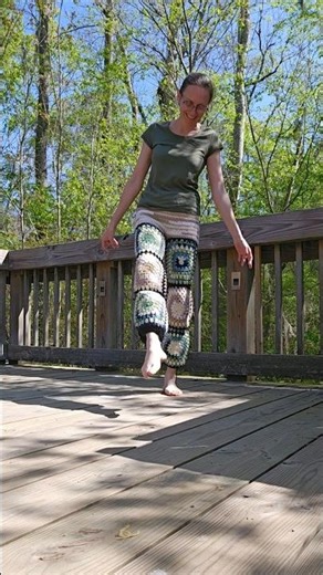 Modeling my own crochet work. #crochetpants