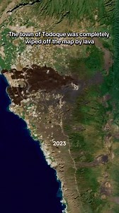 In September 2021, Cumbre Vieja volcano roared to life on La Palma. For 85 days, rivers of lava swallowed homes, farmland, and roads. The town of Todoque was completely erased—its church, school, and hundreds of houses buried under molten rock. Over 7,000 people fled, losing not only property but entire communities. By the end, more than 3,000 buildings were gone, crops destroyed, and the coastline reshaped forever. It remains the Canary Islands’ most destructive eruption in modern history.#LaPa