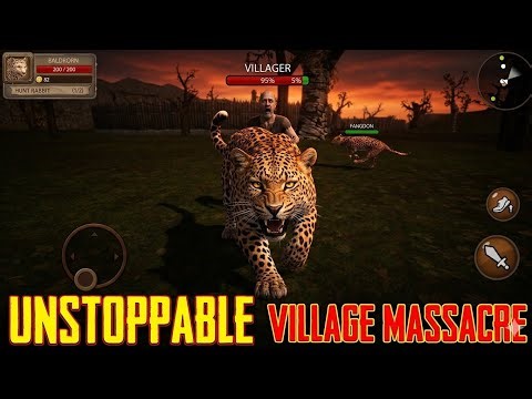 आज हम इंसानों की बस्ती में शिकार करेंगे | I Am Playing To Ultimate leopard Simulator