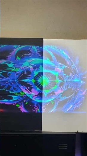 UNMATCHED demonstration how to upgrade your white projector screen fully lit room zero washout