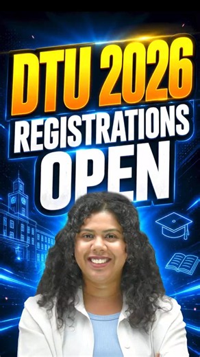 DTU MTech 2026 Admission Open | Delhi Technical University Registration Started | DTU Admissions!