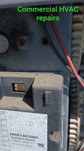Carrier RTU Commercial HVAC repairs for replacement outdoor Temp sensor for Free cooling